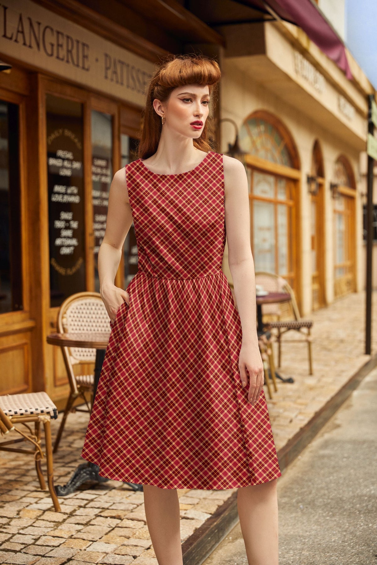 Plaid Vintage Dress
