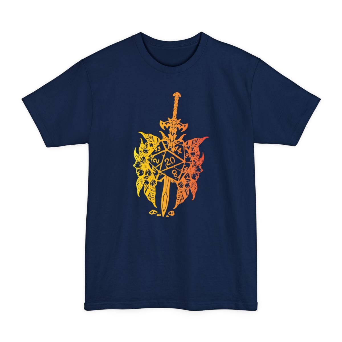 D&D Sword D20 Tall T-Shirt