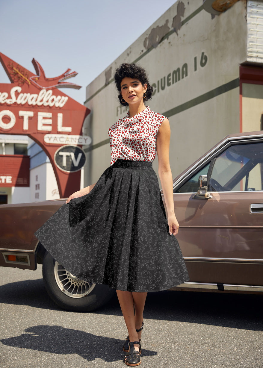 Music Notes Doris Skirt