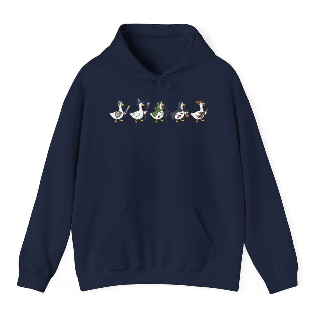 Silly Goose Adventurers Funny D&D Hoodie