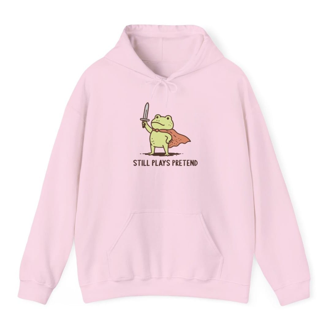 Still Plays Pretend Frog Hoodie
