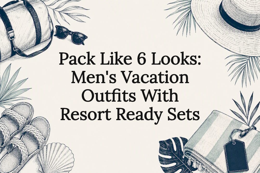 Hand-drawn vacation packing title card