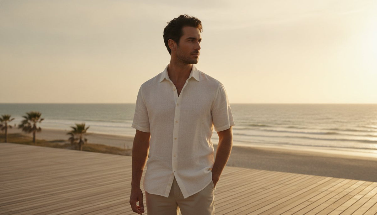 Men’s Short Sleeve Linen: A Breeze in Every Stitch