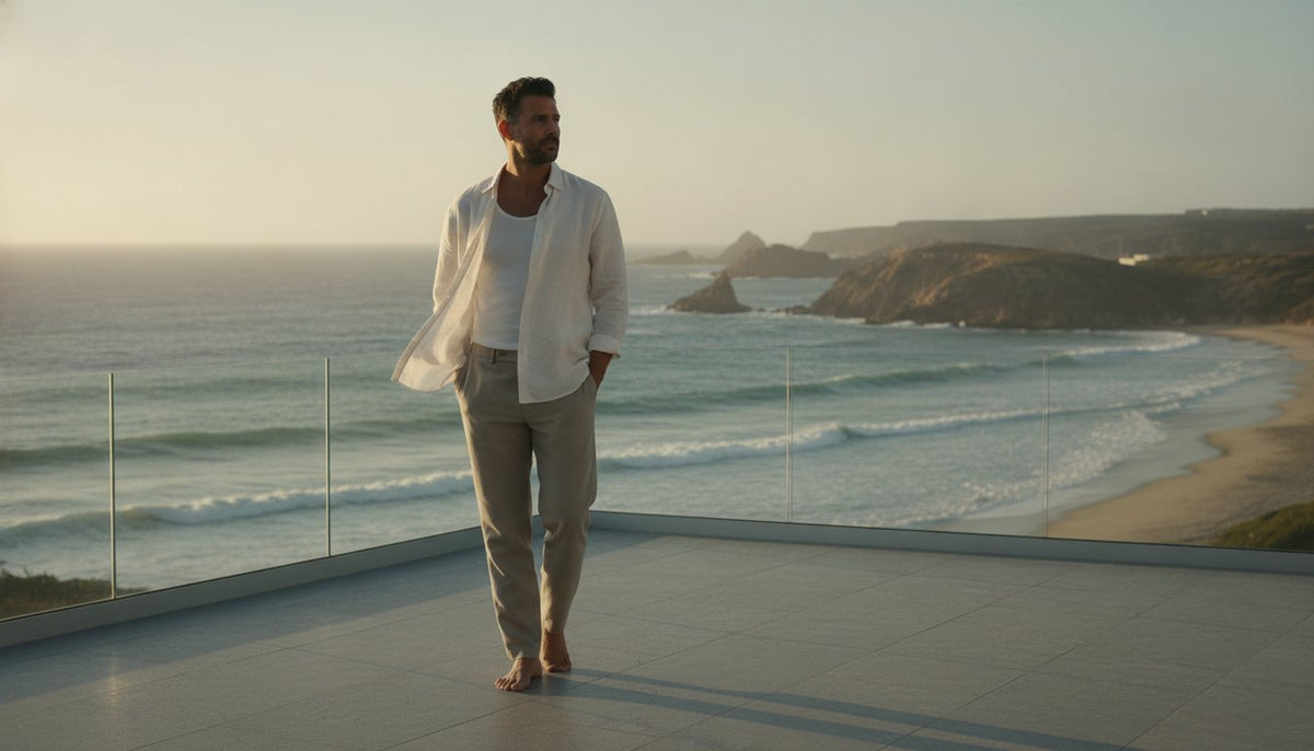 The Breath of the Ocean: A Guide to Men's Coastal Aesthetic Tops