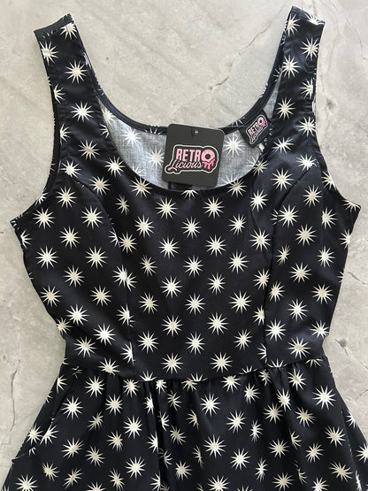 Starburst Shorter Length Fit &amp; Flare Dress