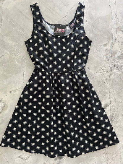 Starburst Shorter Length Fit &amp; Flare Dress