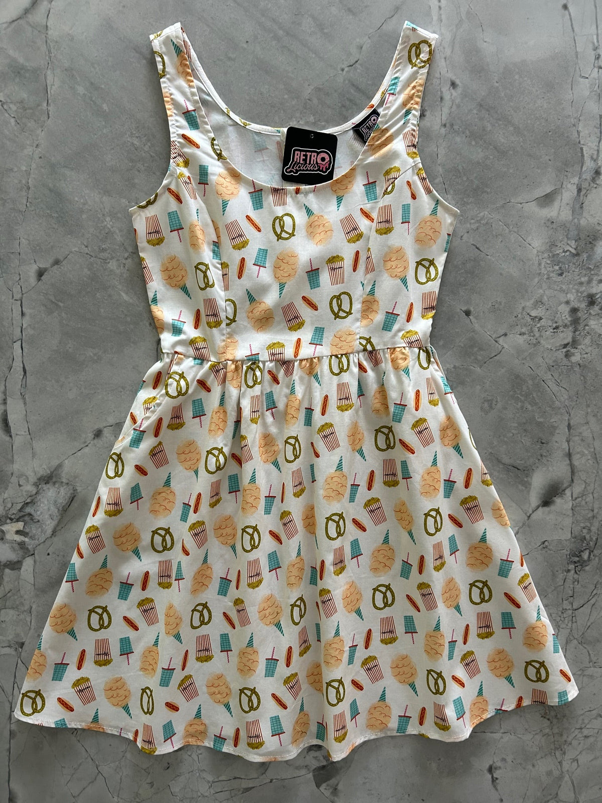Snacks Shorter Length Fit &amp; Flare Dress