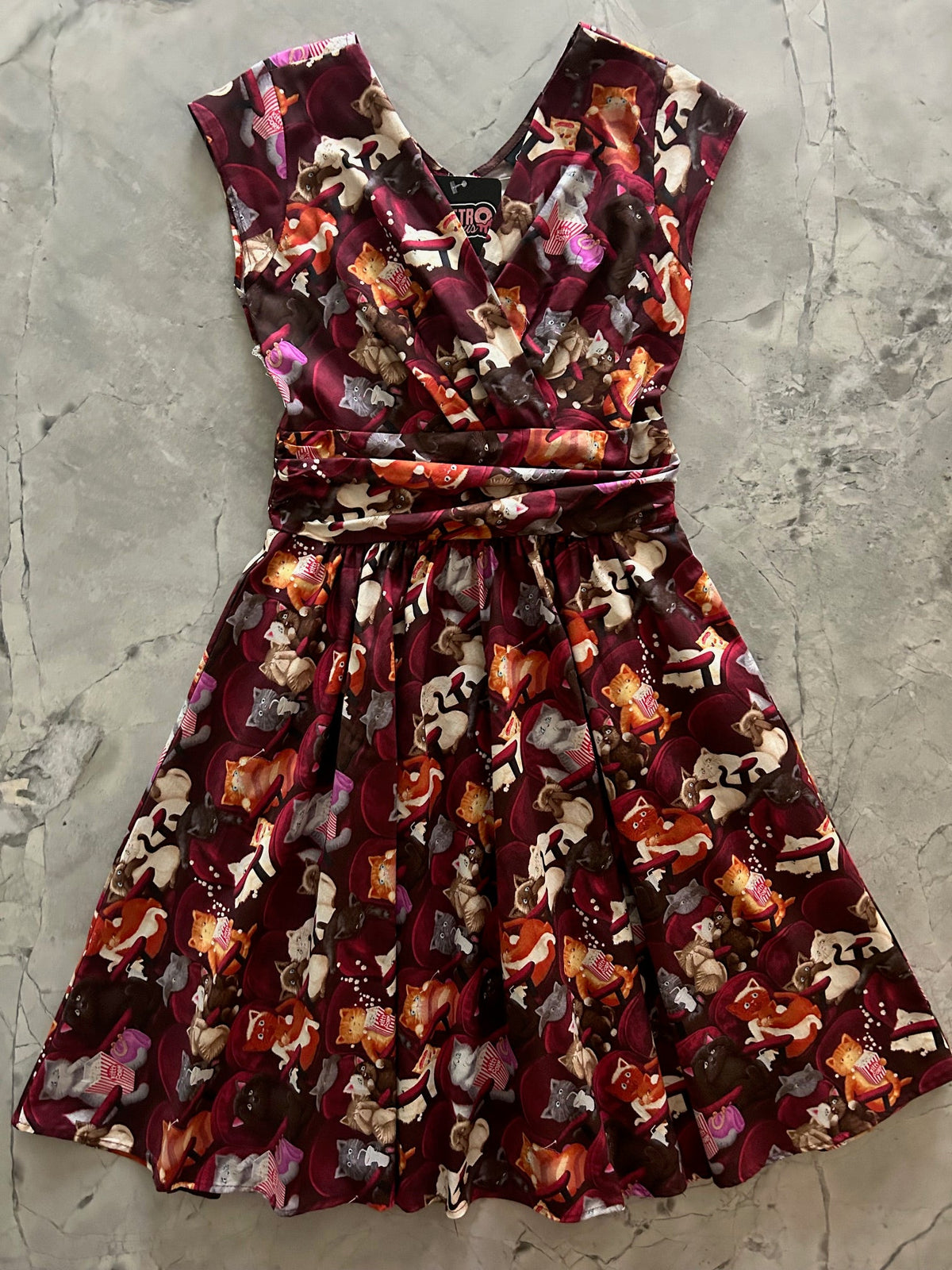 Movie Theater Cats Greta Dress