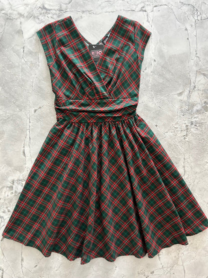 Plaid Greta Dress - 4X only, 1 left!