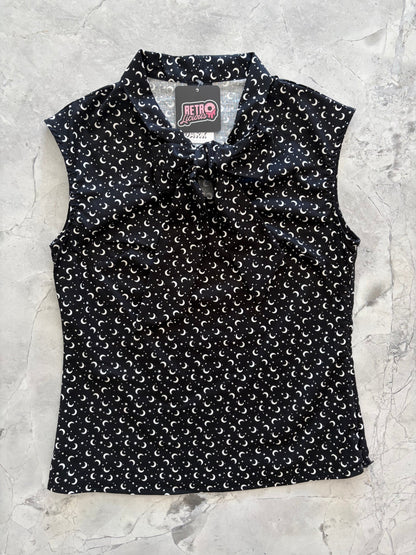 Glow in the Dark Moons &amp; Stars Bow Top