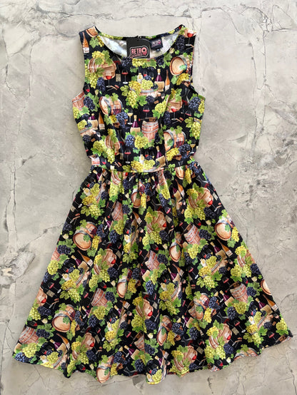 Wine Vintage Dress