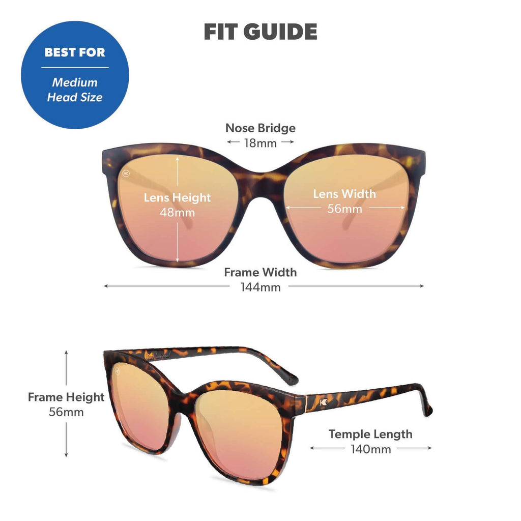 Knockaround Cat Eye Polarized Sunglasses for Women - UV400 Protection