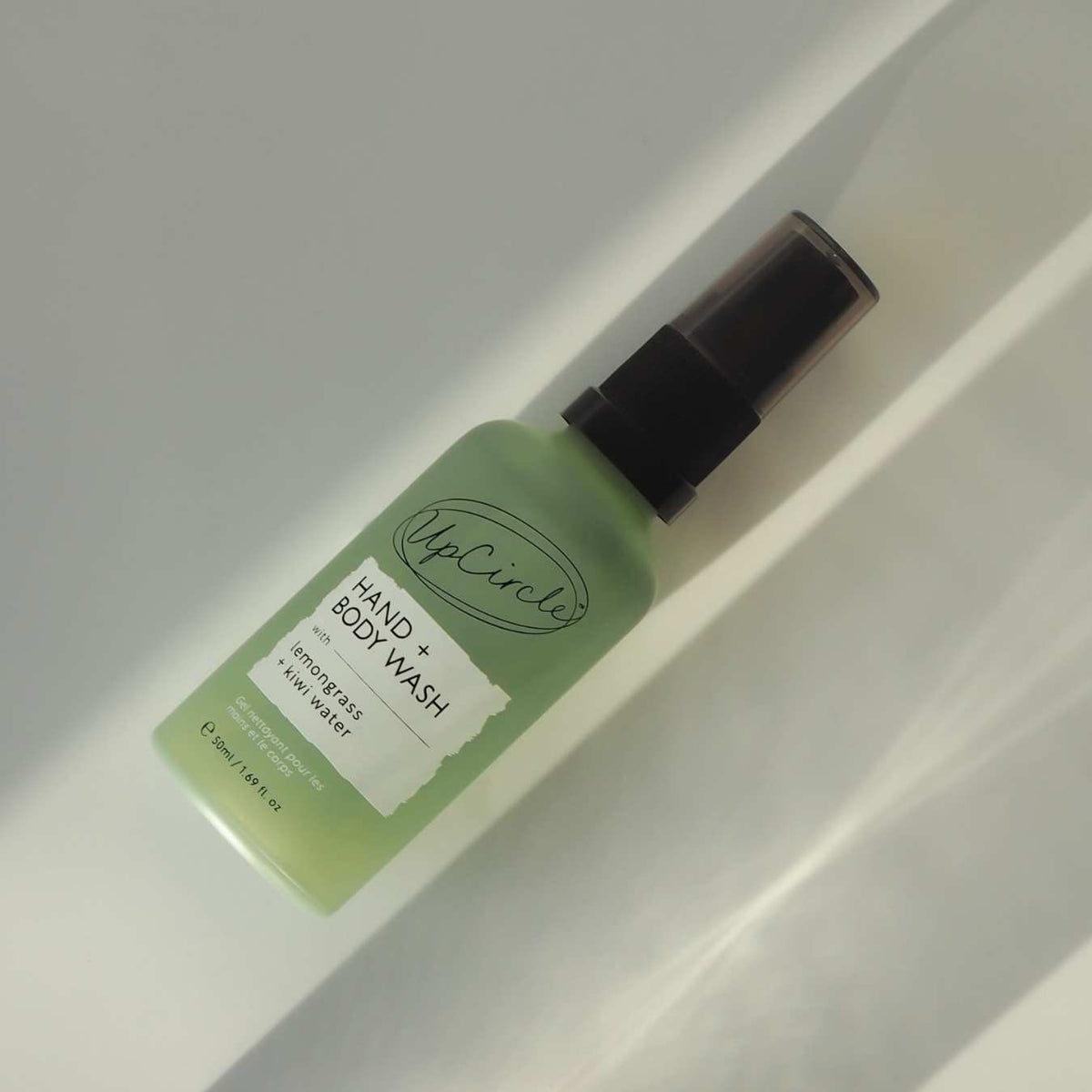 Natural Hand + Body Wash with Lemongrass - Travel Size