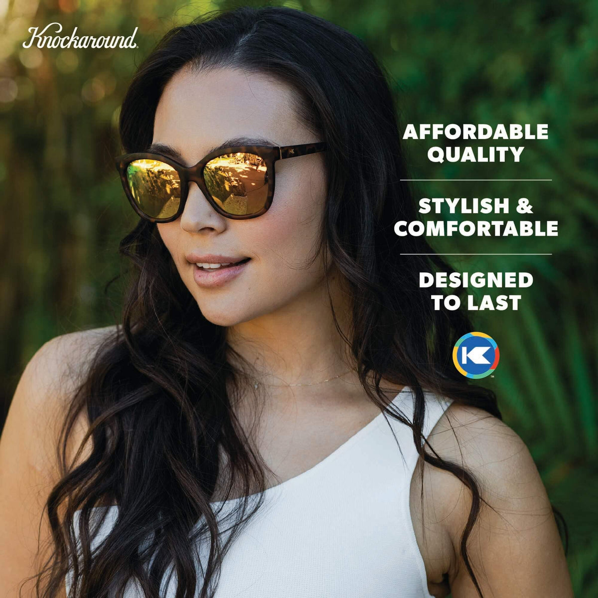 Knockaround Cat Eye Polarized Sunglasses for Women - UV400 Protection