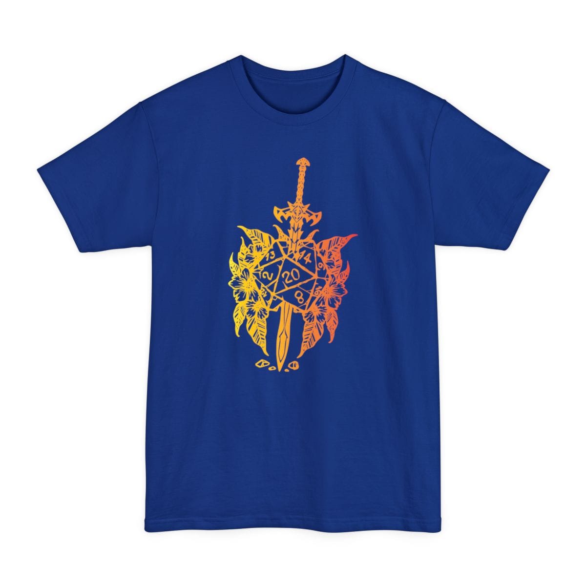 D&amp;D Sword D20 Tall T-Shirt