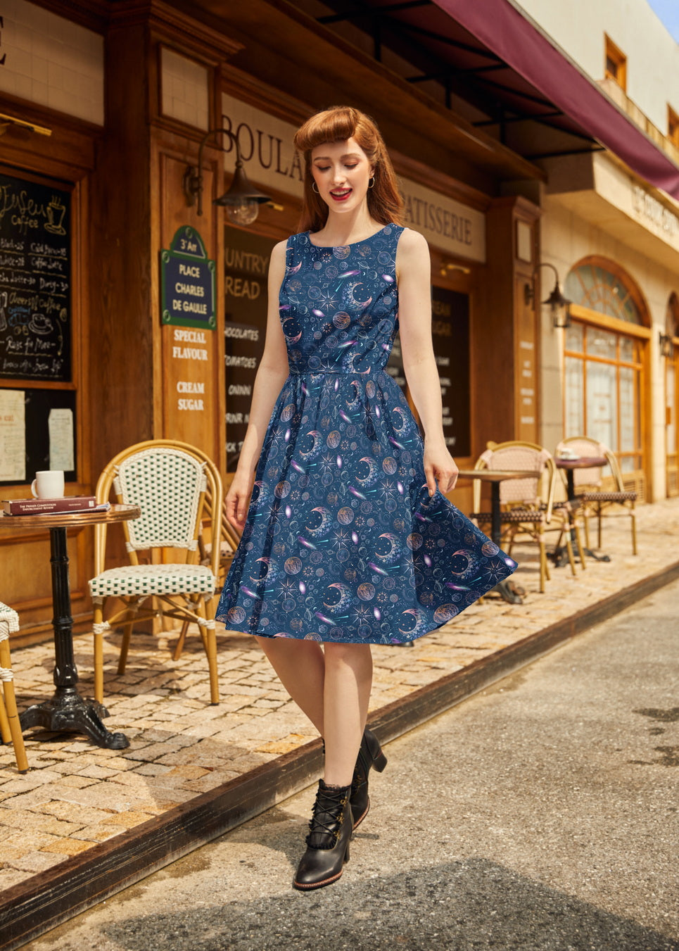 Space Vintage Dress