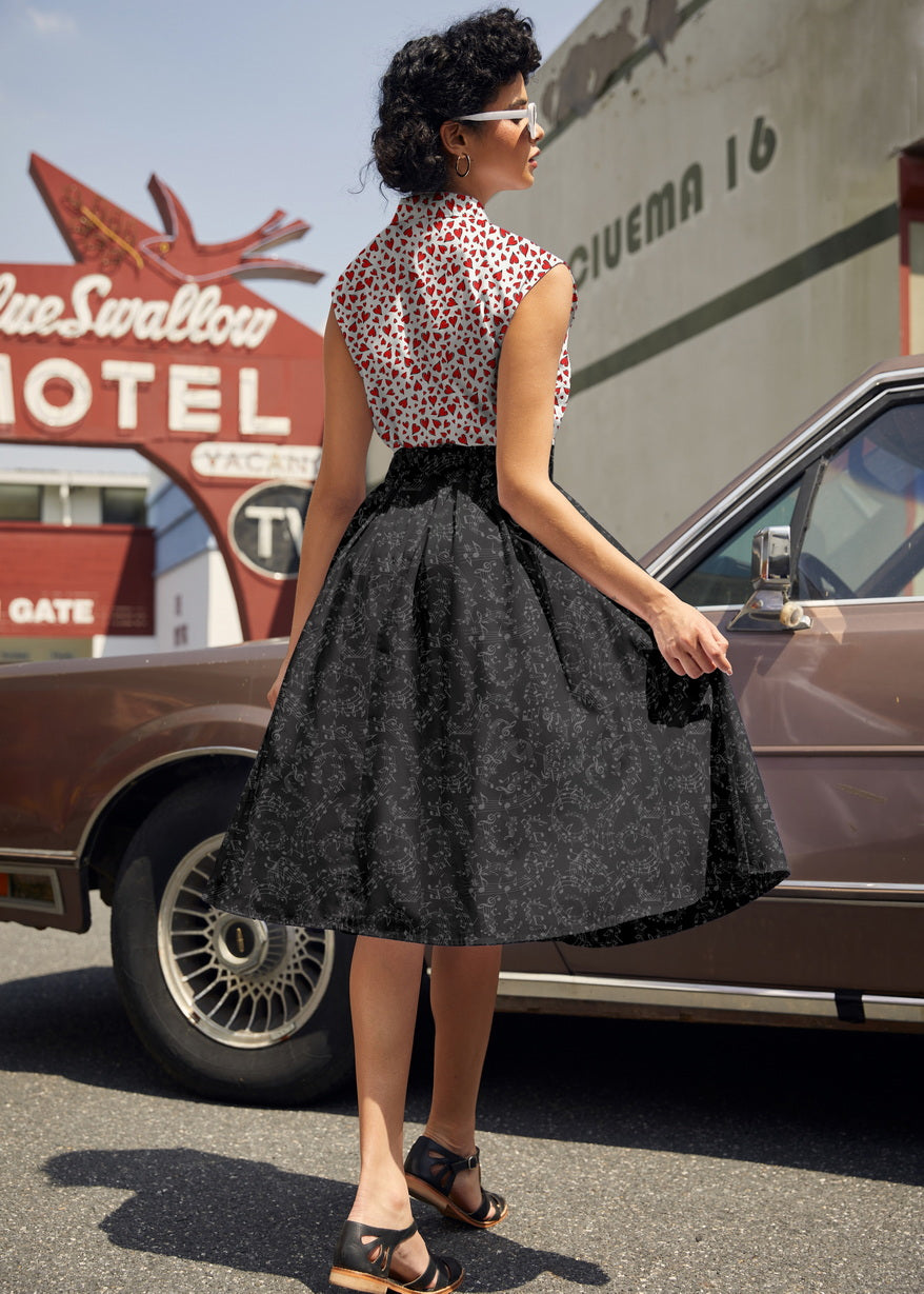 Music Notes Doris Skirt