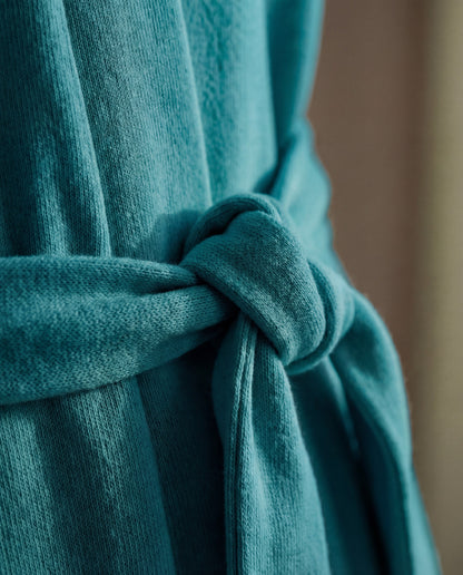 Organic Cotton Knitted Kimono Robe