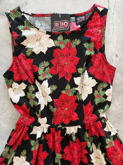 Poinsettia Vintage Dress