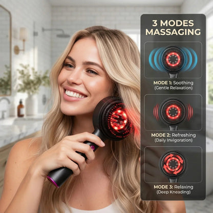 Nicebeam 3-in-1 Scalp Massager with Red Light Therapy for Hair Growth &amp; Scalp Health
