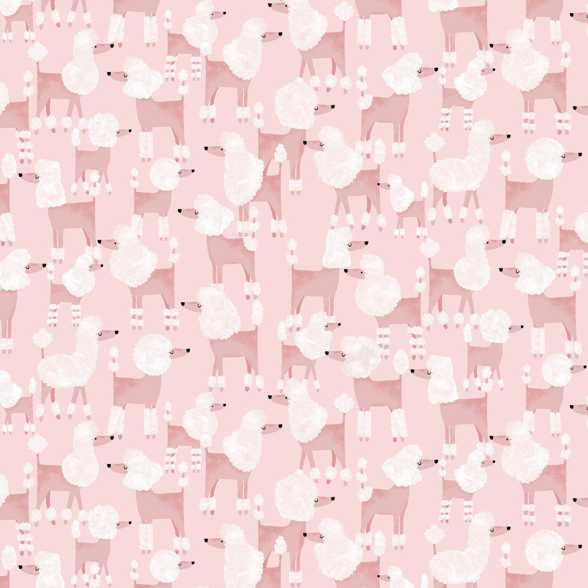 Pink Poodles Fit &amp; Flare Dress