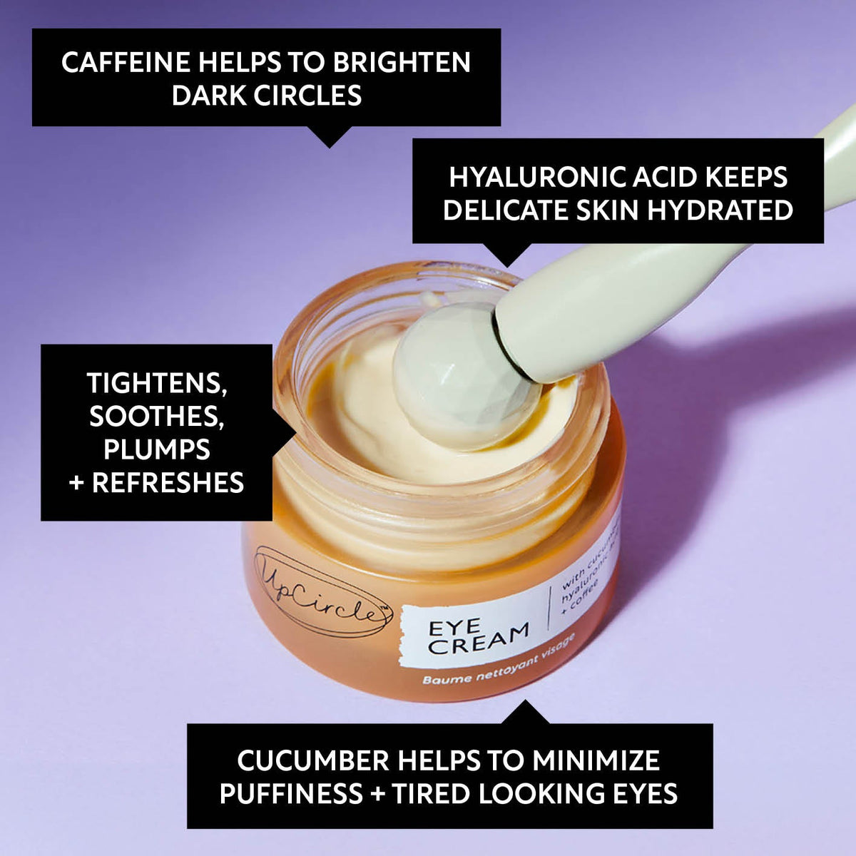 Eye Cream with Hyaluronic Acid &amp; Coffee