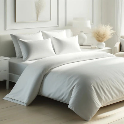 Bamboo Viscose Duvet Cover + 2 Shams Set