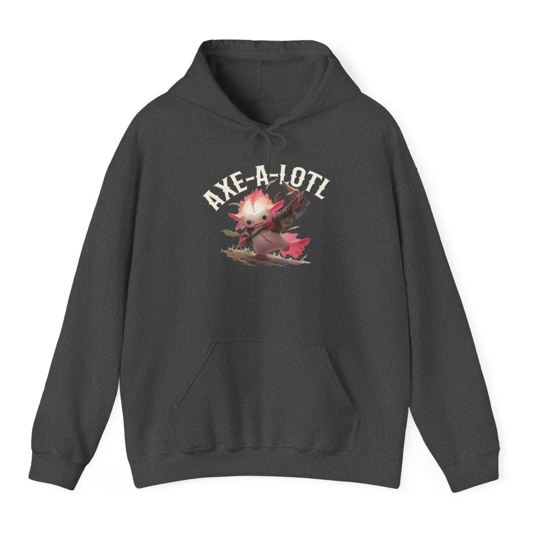 Axe-A-Lotl Funny Axolotl D&amp;D Hoodie