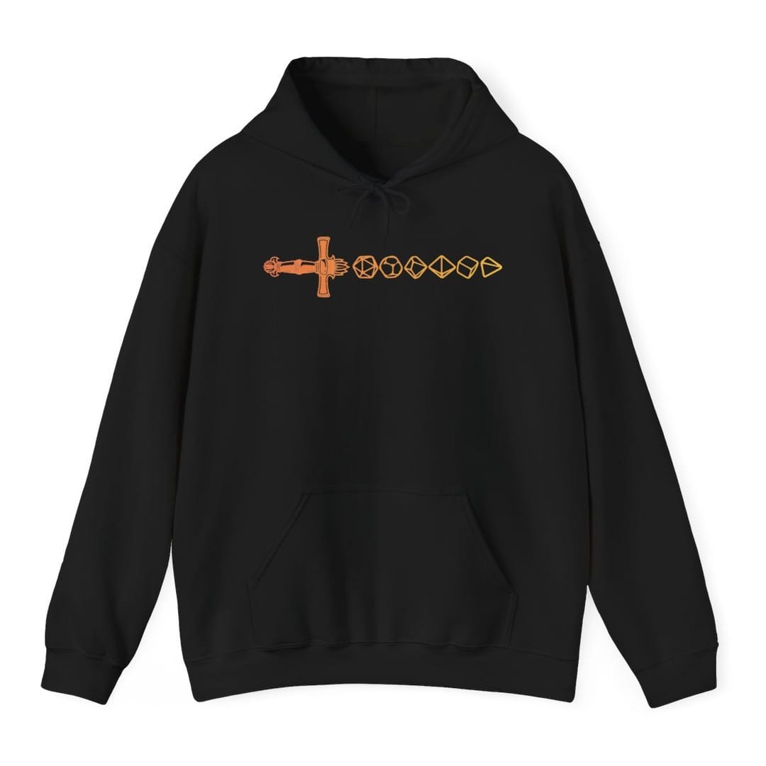 D&amp;D Dice Sword Hoodie
