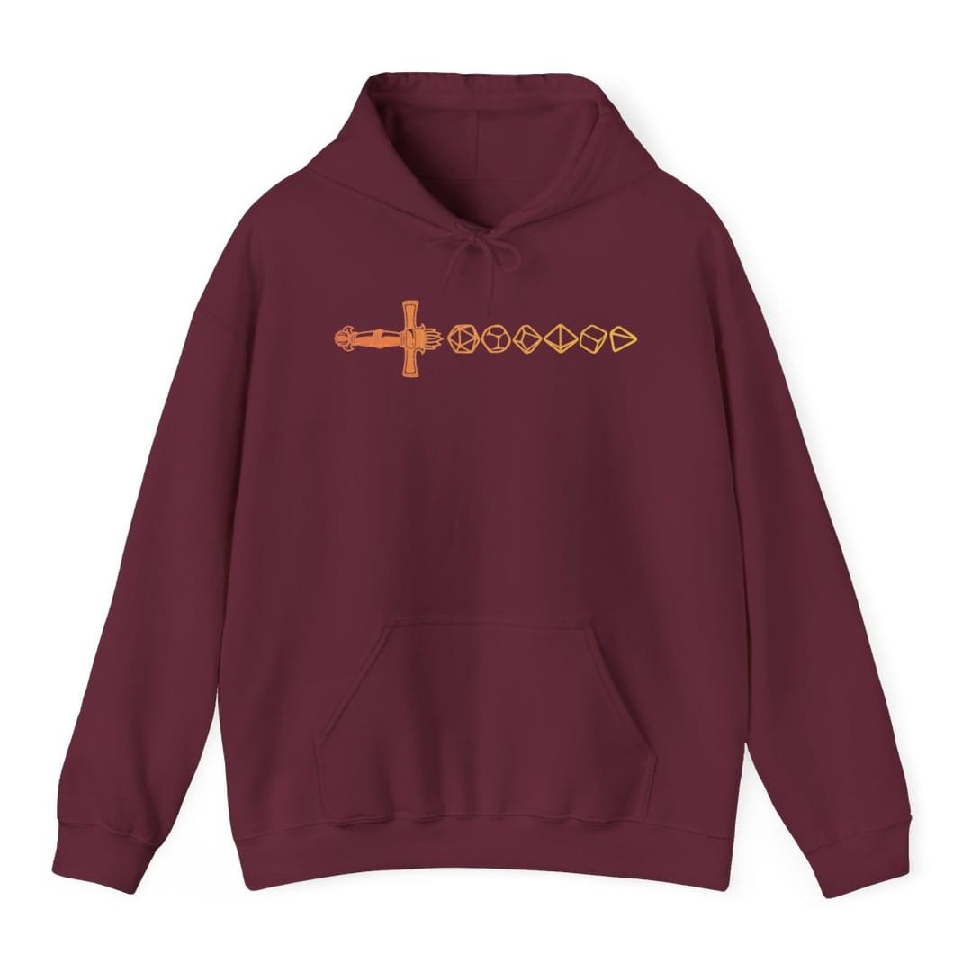 D&amp;D Dice Sword Hoodie