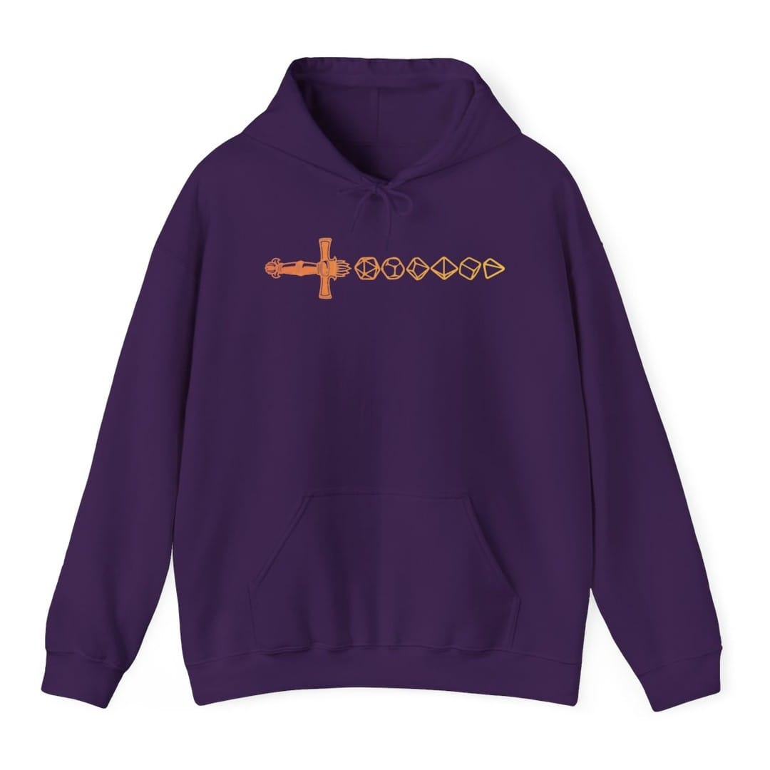 D&amp;D Dice Sword Hoodie