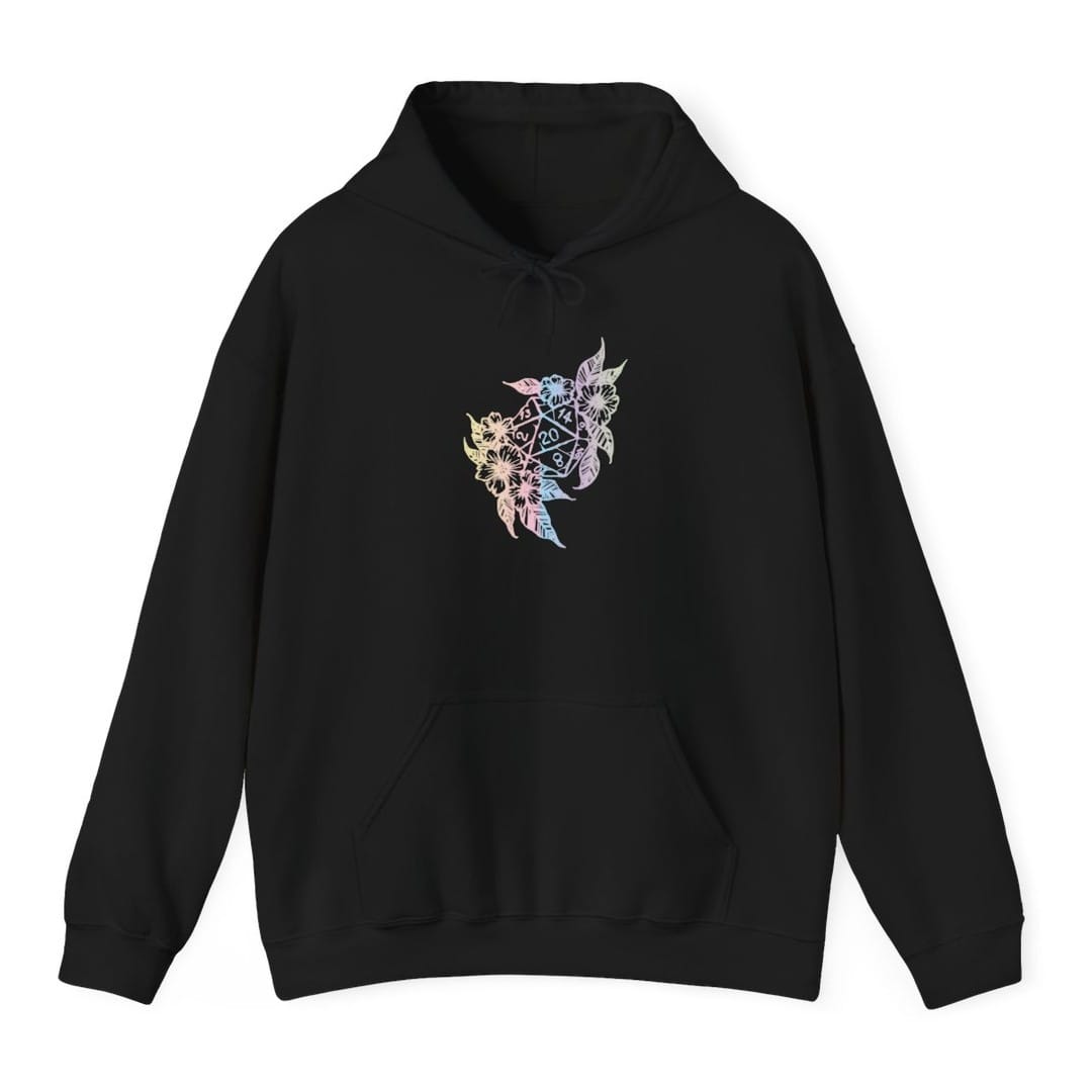 D&amp;D D20 Dice Flower Hoodie