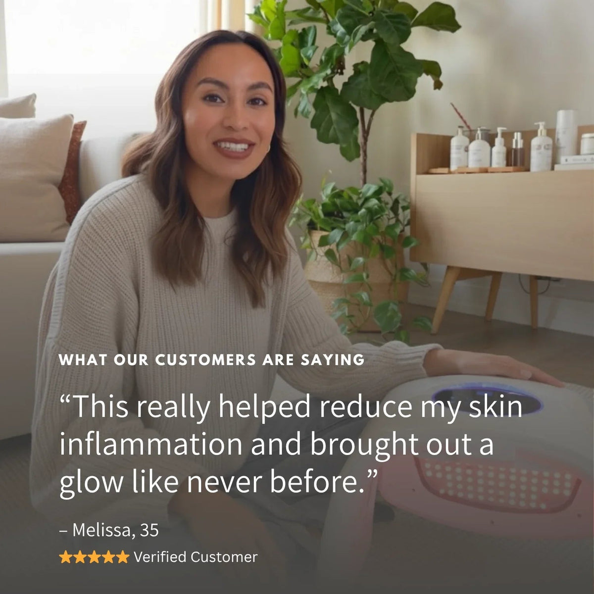 Nicebeam 9-in-1 Laser Light Therapy Lamp for Skin &amp; Hair Rejuvenation