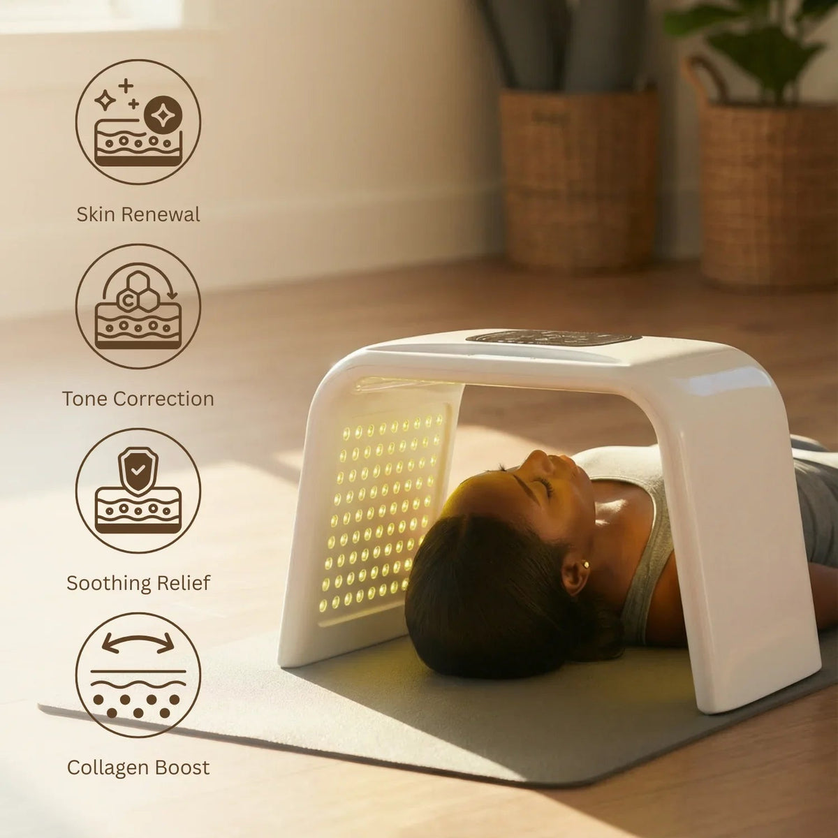 Nicebeam LED Light Therapy Time Machine for Face &amp; Full Body